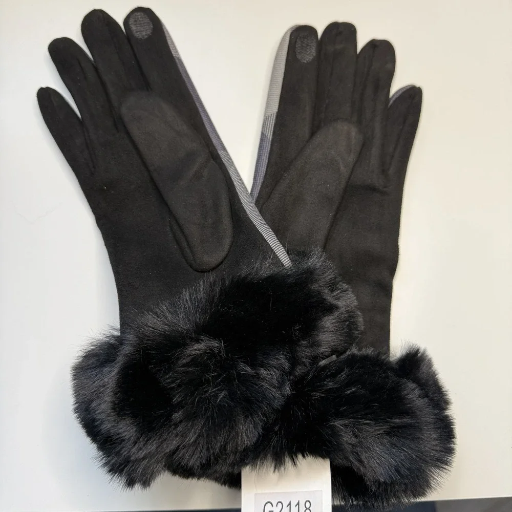 C And D faux fur